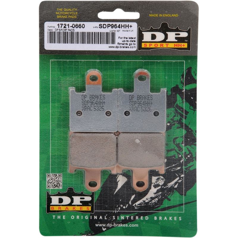 Plaquettes de frein frittées SDP Sport HH+