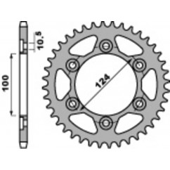 Couronne PBR acier C45 standard 4366 - 525