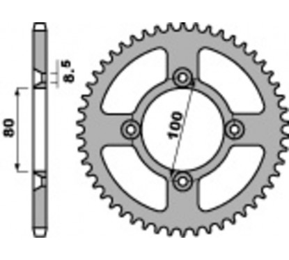 Couronne PBR acier standard 238 - 420