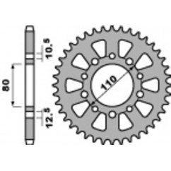 Couronne PBR acier C45 standard 334S - 530