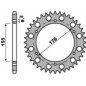 Couronne PBR acier C45 standard 4392 - 530