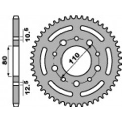 Couronne PBR acier C45 standard 4350 - 525