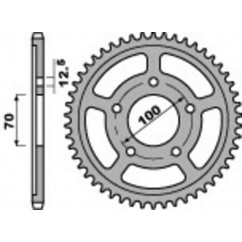 Couronne PBR acier C45 standard 4646 - 525