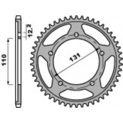 Couronne PBR acier C45 standard 4585 - 525