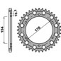 Couronne PBR acier C45 standard 4562 - 530