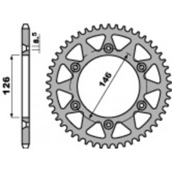 Couronne PBR acier C45 standard 808 - 520