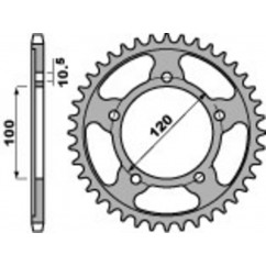 Couronne PBR acier C45 standard 4447 - 525