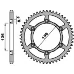 Couronne PBR acier C45 standard 820 - 520