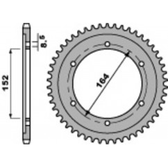 Couronne PBR acier C45 standard 841 - 530