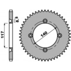 Couronne PBR acier C45 standard 831 - 428