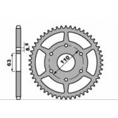 Couronne PBR aluminium ultra-light anodisé dur 4675 - 520