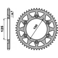 Couronne PBR aluminium Ultra-Light 899 - 520