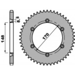 Couronne PBR acier C45 standard 4360 - 525