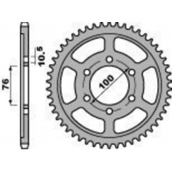 Couronne PBR acier C45 standard 825 - 530