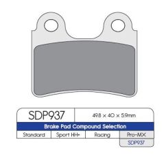 Plaquettes de frein ultra performantes SDP Pro MX