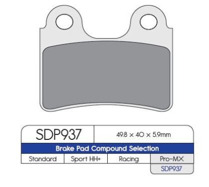 Plaquettes de frein ultra performantes SDP Pro MX