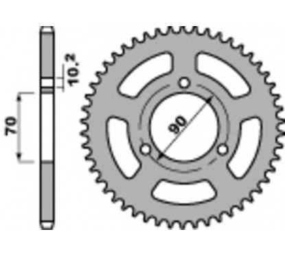 Couronne PBR acier standard 239 - 420