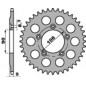 Couronne PBR acier C45 standard 1026 - 520