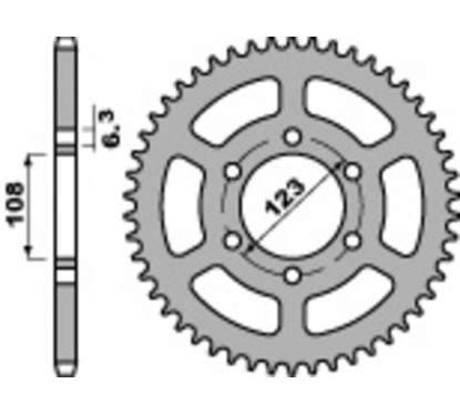 Couronne PBR acier standard 4412 - 420