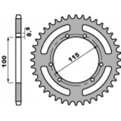 Couronne PBR acier standard 4391 - 420