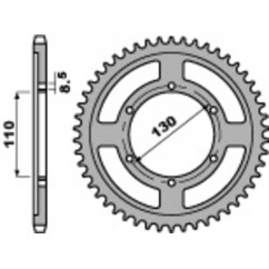 Couronne PBR acier C45 standard 4372 - 428