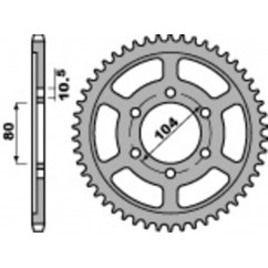 Couronne PBR acier C45 standard 4359 - 525