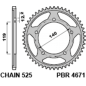 Couronne PBR acier standard 4671 - 525