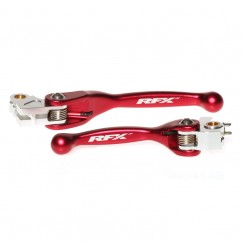 Ensemble de leviers flexibles forgés RFX Race (Rouge)- Honda CRF250/450