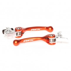 Ensemble de leviers flexibles forgés RFX Race (Orange) - KTM Divers freins Brembo / embrayages Brembo