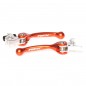 Ensemble de leviers flexibles forgés RFX Race (Orange) - KTM Divers freins Brembo / embrayages Brembo