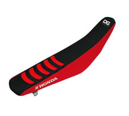 Housse de selle BLACKBIRD Double Grip 3 noir/rouge Honda CRF450R/RX