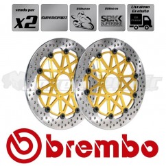 2x Disques PISTE et SUPERBIKE - BREMBO SUPERSPORT 