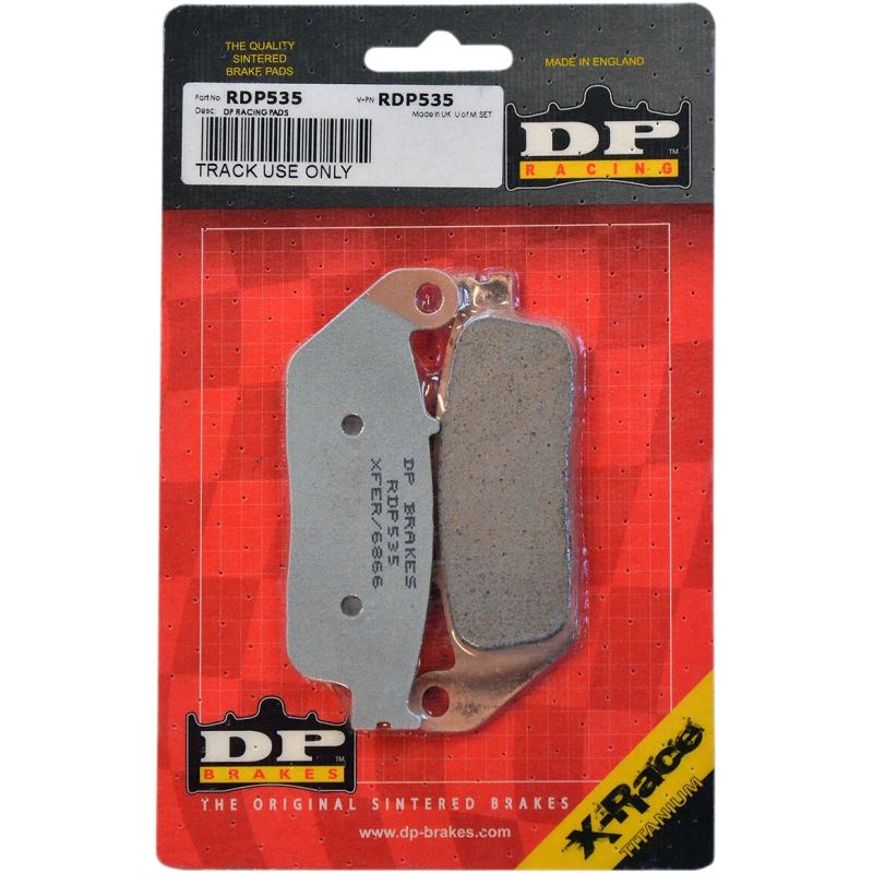 Plaquettes de frein frittées RDP X-Race Titanium