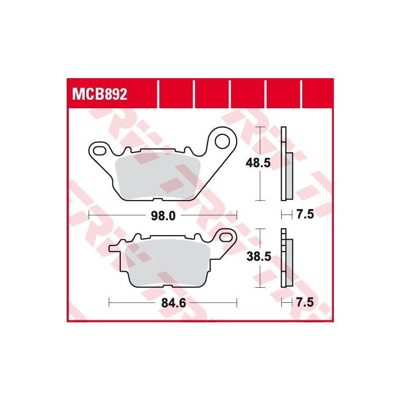 Plaquettes de frein en métal fritté polyvalentes