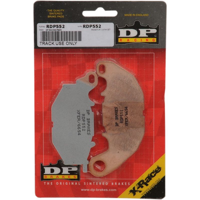 Plaquettes de frein frittées RDP X-Race Titanium