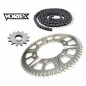 Kit Chaine STUNT - 13x54 - CB600F HORNET 98-06 HONDA Chaine Grise