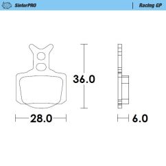 Plaquettes de frein Racing GP SinterPRO Offroad
