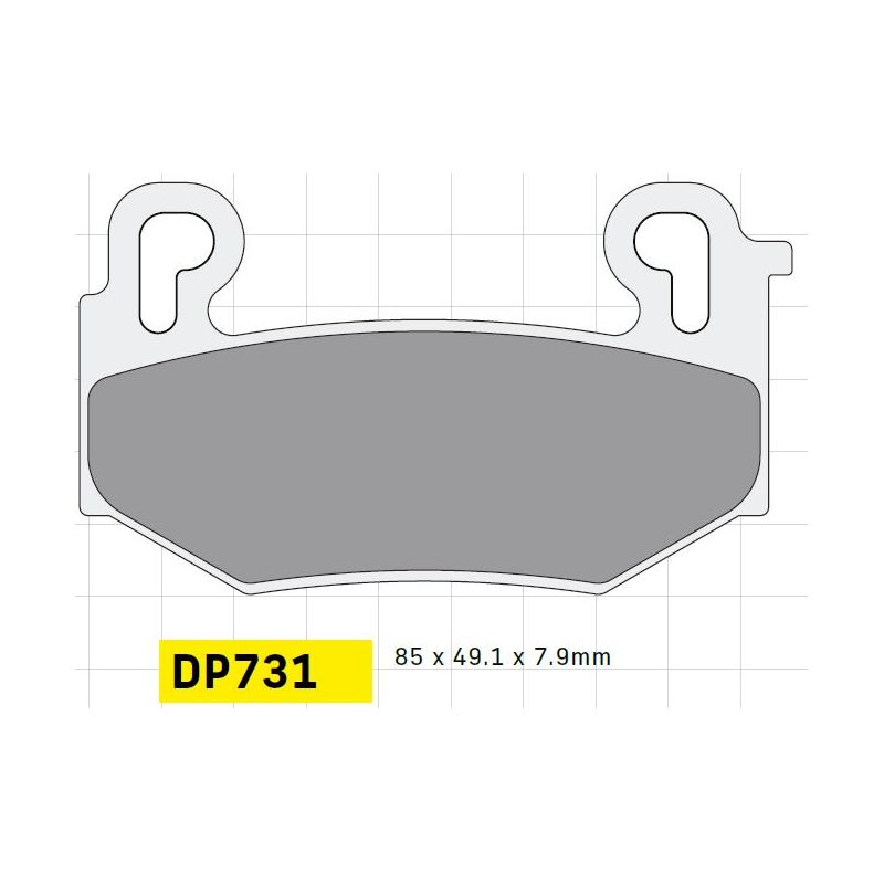 Plaquettes de frein frittées DP standard