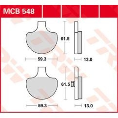 Plaquettes de frein en métal fritté polyvalentes