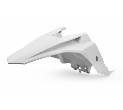 Garde-boue arrière POLISPORT couleur origine blanc KTM 65 SX