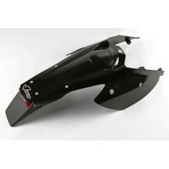Garde-boue arrière + support de plaque avec feu UFO KTM EXC