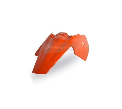 Garde-boue arrière + plaques latérales POLISPORT orange KTM SX85
