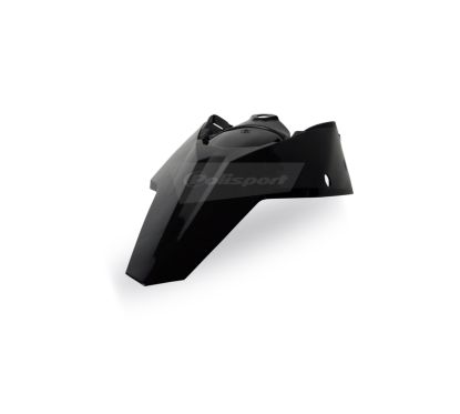 Garde-boue arrière + plaques latérales POLISPORT noir KTM