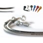 Durite Aviation SPEEDBRAKES inox/raccord argent