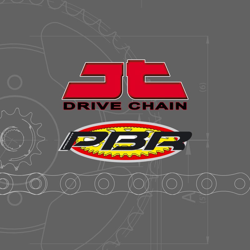 Kit chaîne JT/PBR 525Z3 17/43 super renforcé - couronne standard