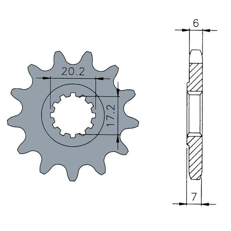 Pignon TECNIUM acier standard - 420