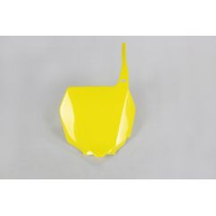 Plaque numéro frontale UFO jaune Suzuki Plaque numéro frontale UFO jaune Suzuki
