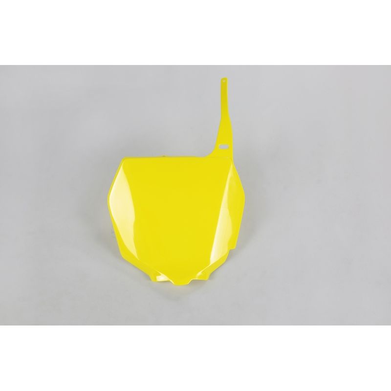 Plaque numéro frontale UFO jaune Suzuki Plaque numéro frontale UFO jaune Suzuki