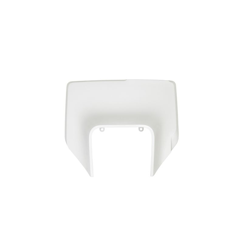 Plaque numéro frontale UFO blanc Husqvarna FE/TE