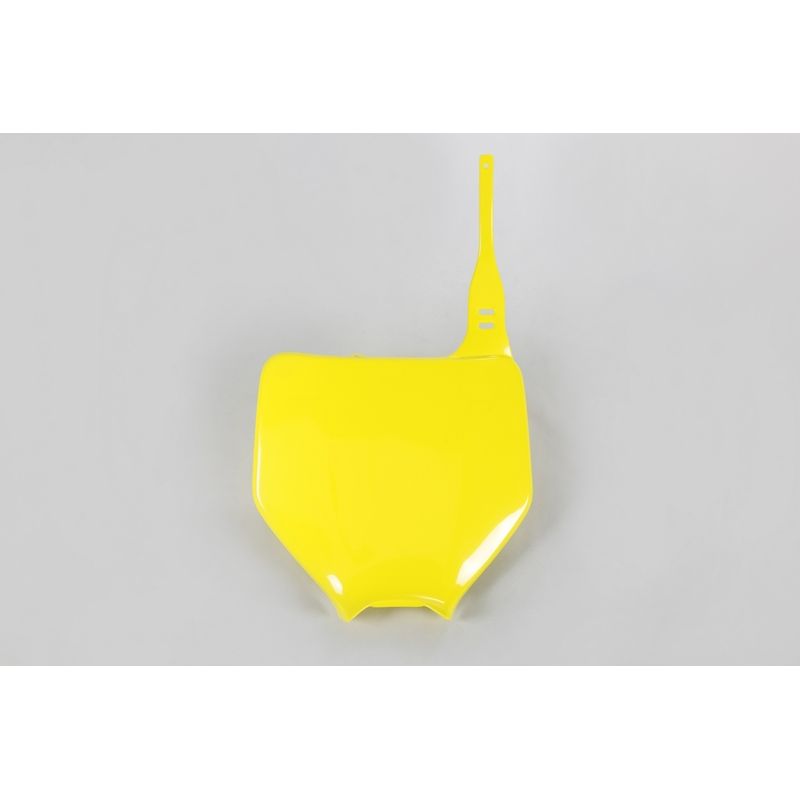 Plaque numéro frontale UFO jaune Suzuki RM-Z250